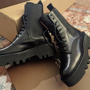 ATP Atelier Presario Combat Boots — NWT Size 37